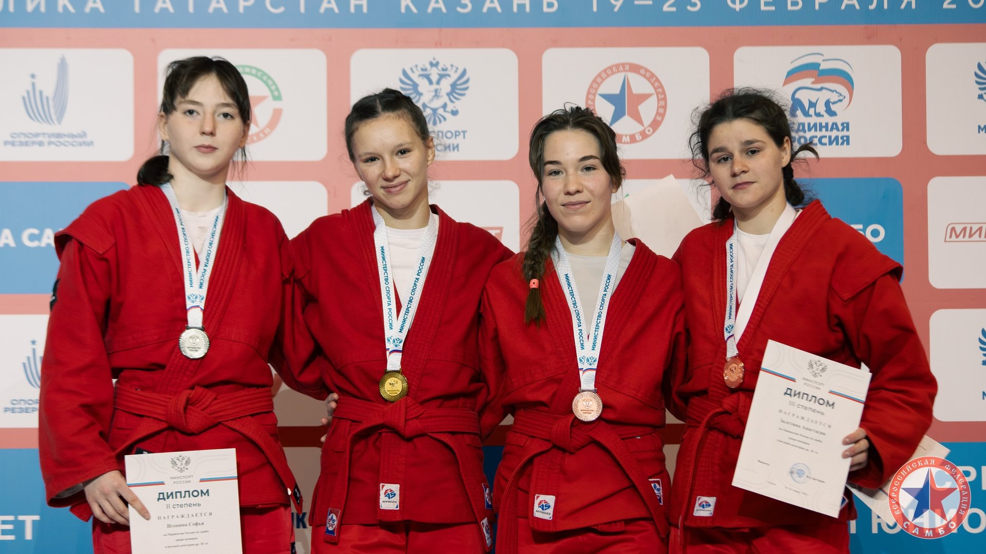 Гордимся нашими спортсменами! Нижегородцы завоевали пять медалей на юниорском первенстве России по самбо в Казани Гордимся нашими спортсменами! Нижегородцы завоевали пять медалей на юниорском первенстве России по самбо в Казани