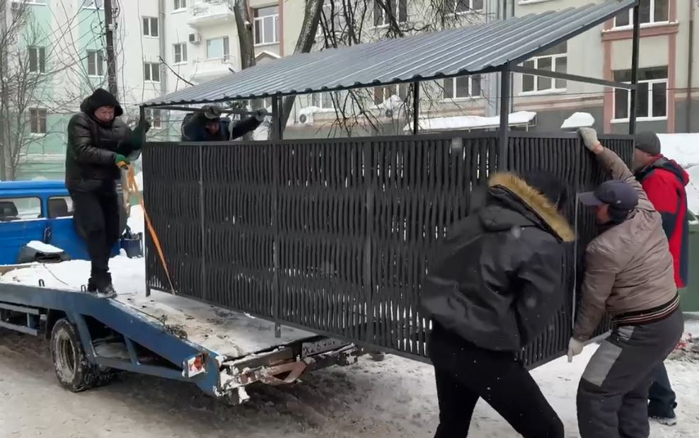 В Нижнем Новгороде установили первую контейнерную площадку из переработанных материалов