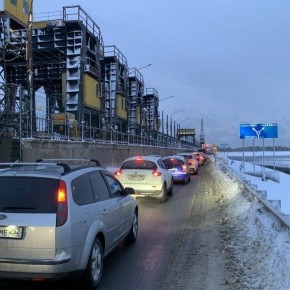 Автодорожный мост Нижегородской ГЭС #городецкийрайон — интервальные перекрытия — до 120 минут через каждые 30 минут