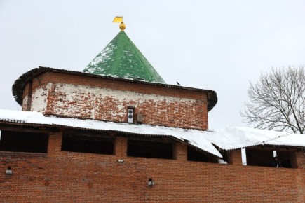 В Нижегородском кремле обрушилась крыша — её восстановят до 6 марта