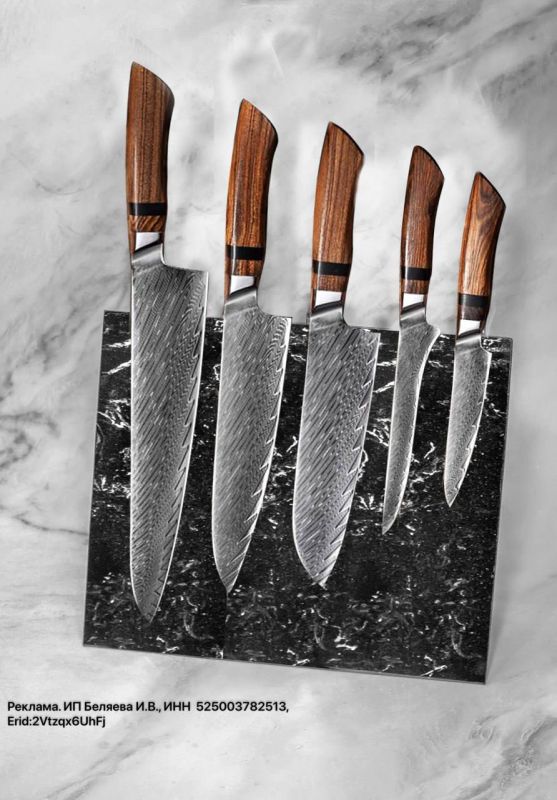 Александр Сладков: Самая красивая на сегодняшний день серия ножей от кузнеца из Нижнего Новгорода!