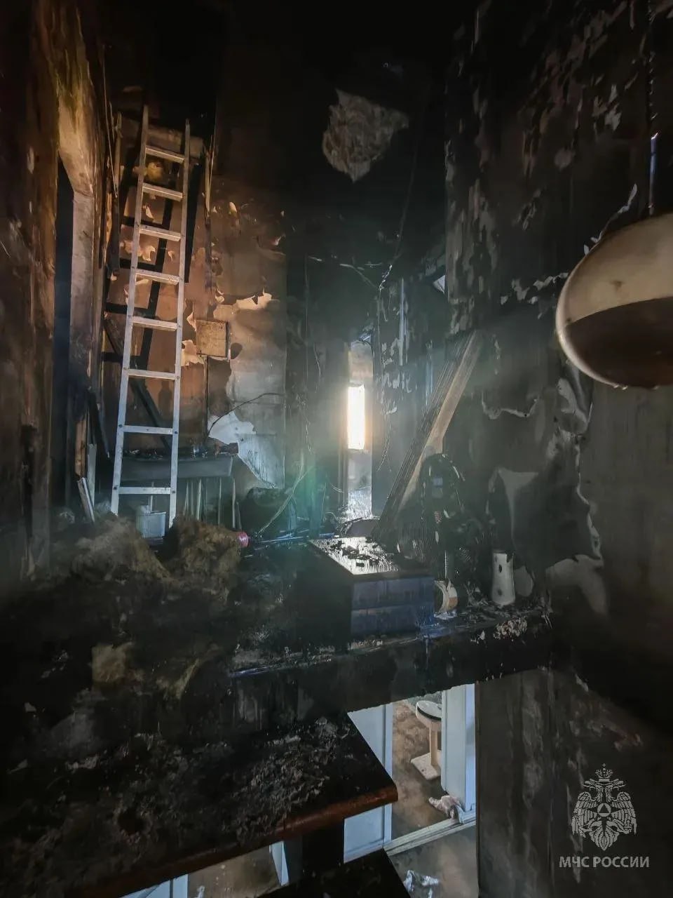 Частный дом горел в Нижегородской области Частный дом горел в Нижегородской области