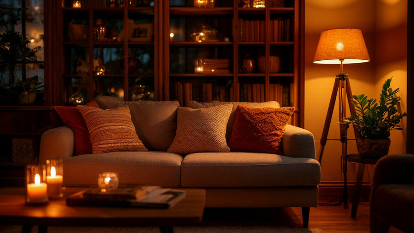 Как создать уют в доме с помощью света и текстиля