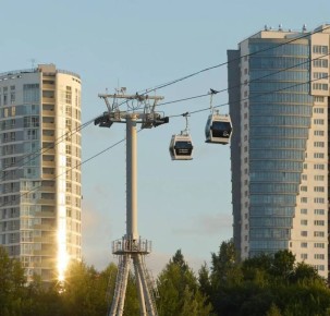 Канатная дорога "Нижний Новгород - Бор" переходит на летний режим работы