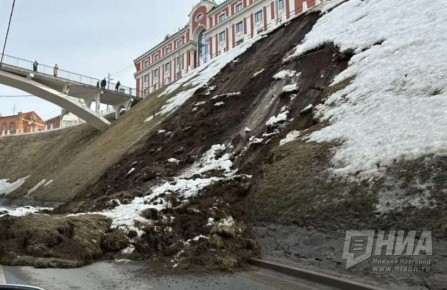 На Зеленском съезде из-за схода грунта, который произошёл 27 марта, продолжаются работы