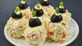 Красивая закуска для праздника: сырные шарики с крабовыми палочками
