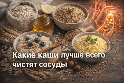Какие каши помогут улучшить здоровье сосудов?