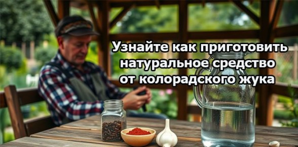 Эффективная защита от колорадского жука: натуральные инсектициды на основе доступных ингредиентов