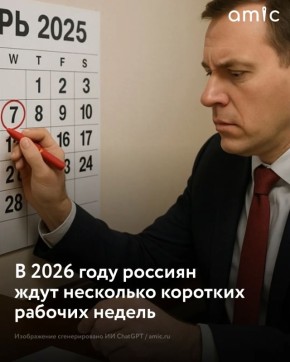 2026 году россиян ждут несколько коротких выходных