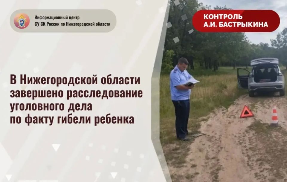 В следственном управлении СК России по Нижегородской области завершено расследование уголовного дела по факту гибели ребенка