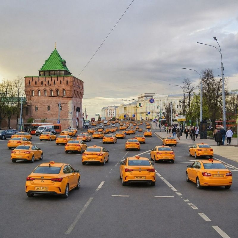 Всё-таки не только оранжевый? В Нижегородской области хотят смягчить требования к цвету такси