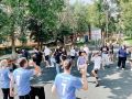 В Нижнем Новгороде транспортные полицейские присоединились к акции «Зарядка со стражем порядка»