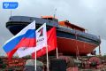 Новый буксир ледового класса спустили на воду в Ярославской области