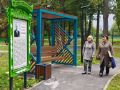 Общественное пространство с выставкой наличников создали в Ветлуге