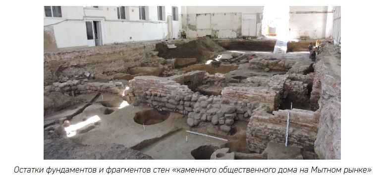 На месте Мытного ранка в Нижнем Новгороде нашли фрагменты усадеб времен основания города На месте Мытного ранка в Нижнем Новгороде нашли фрагменты усадеб времен основания города