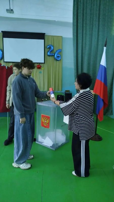 Первое голосование – это большая ответственность! Первое голосование – это большая ответственность!