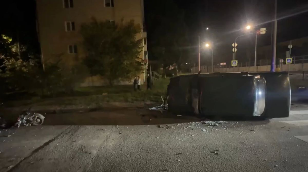 Подросток за рулем автомобиля сбил мужчину на электровелосипеде в Нижнем Новгороде
