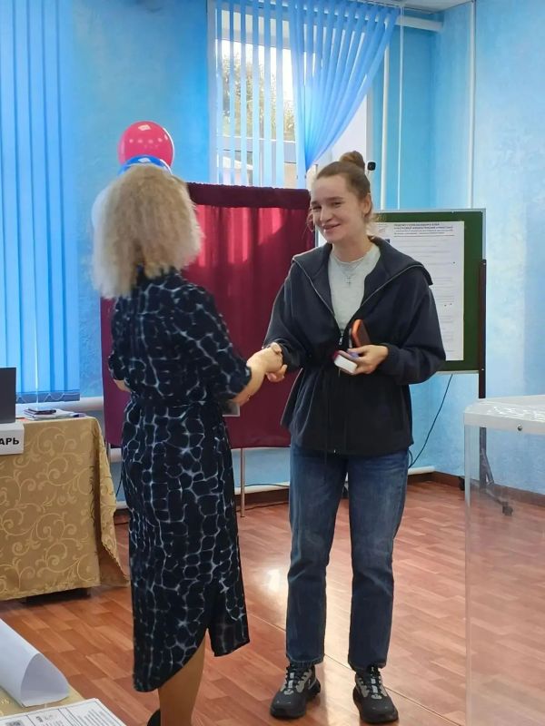 Первое голосование – это большая ответственность! Первое голосование – это большая ответственность!