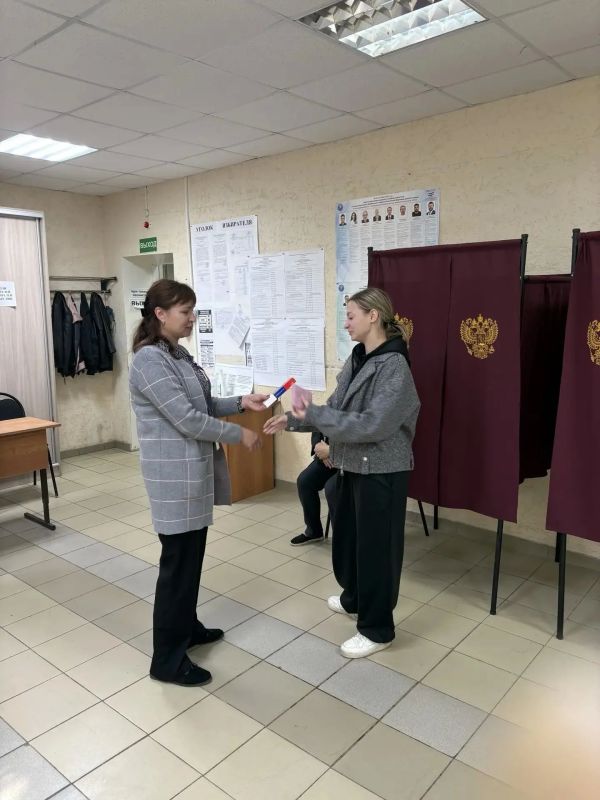 Первое голосование – это большая ответственность! Первое голосование – это большая ответственность!