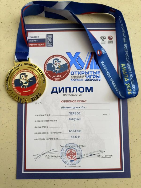 Нижегородский каратист — золотой медалист! Нижегородский каратист — золотой медалист!