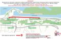 По набережной Гребного канала временно ограничат проезд транспорта