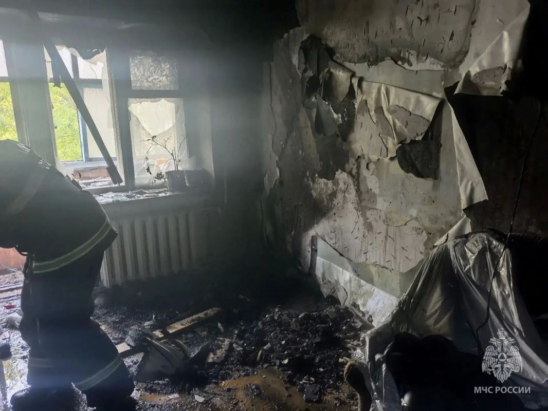 В Дзержинске произошел пожар в многоквартирном доме на улице Гайдара