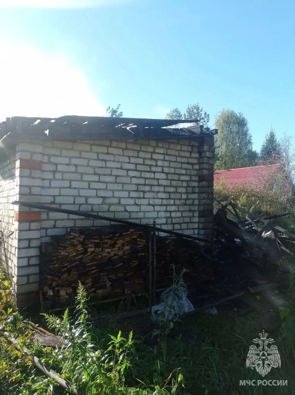 В Кстовском районе произошли сразу два пожара