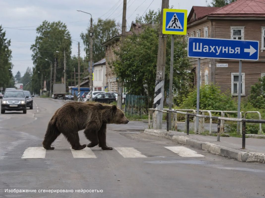 В Шахунье заметили медведя