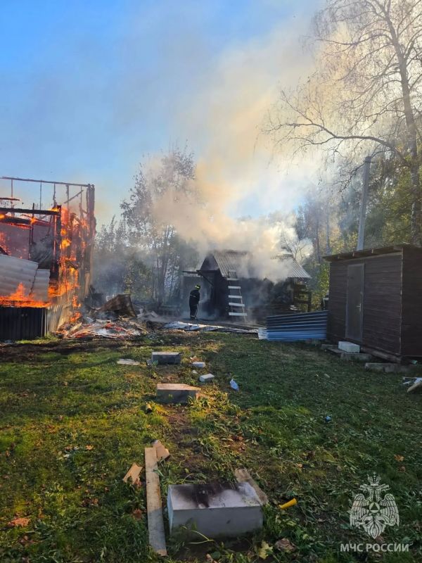 В Кстовском районе произошли сразу два пожара В Кстовском районе произошли сразу два пожара