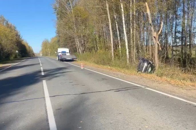 Семилетняя девочка и двое взрослых пострадали в ДТП на трассе Урень – Шарья