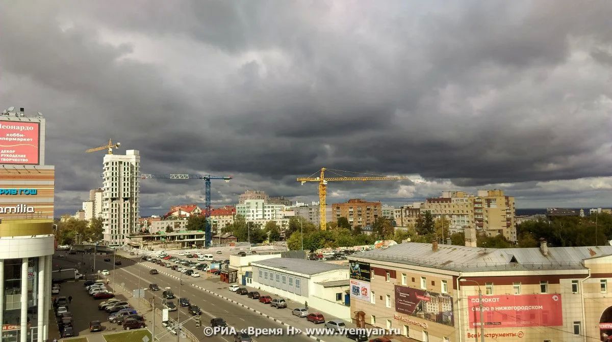 Потепление с дождями ожидается в Нижнем Новгороде к выходным