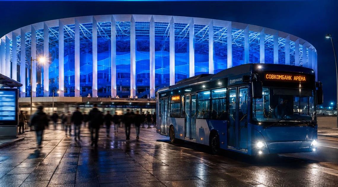 Работу общественного транспорта усилят сегодня в связи с проведением футбольного матча Россия — Нигерия