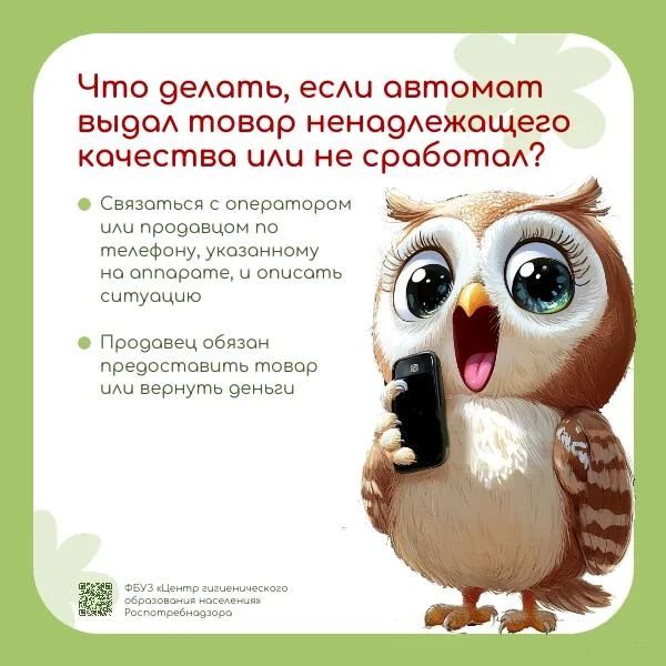 Грамотный потребитель. Вендинговый автомат Грамотный потребитель. Вендинговый автомат
