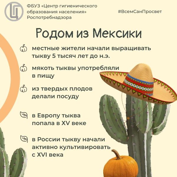 Разнообразь рацион! Выбери тыкву Разнообразь рацион! Выбери тыкву