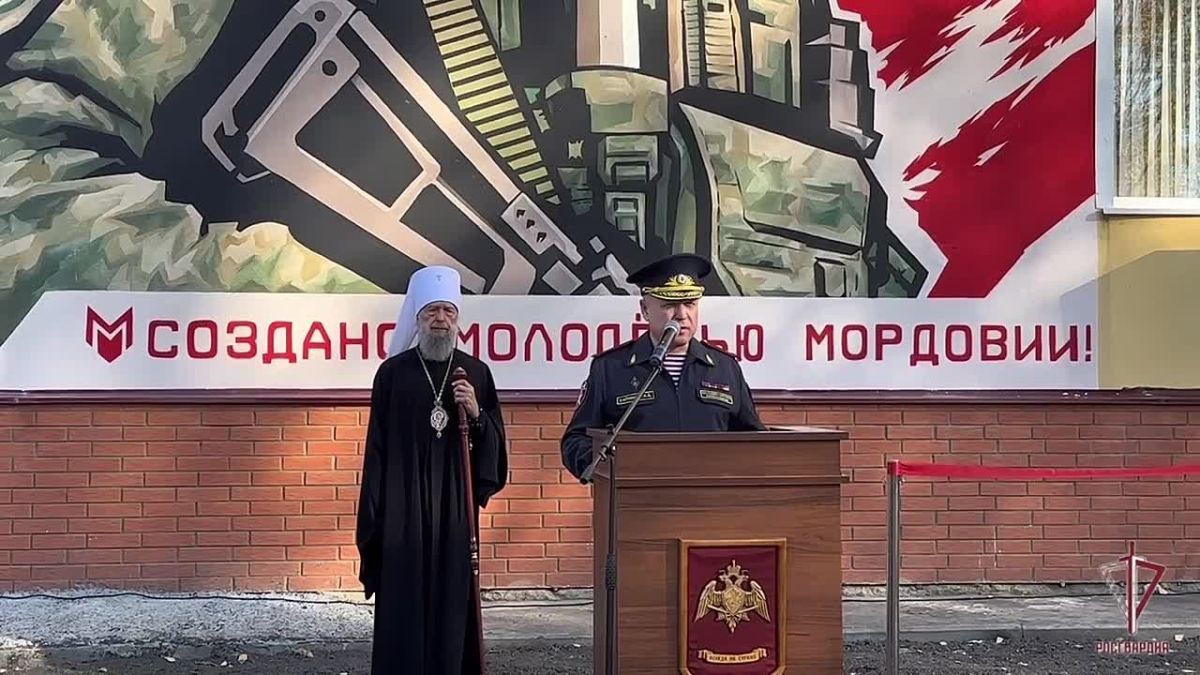 В Мордовии открыт мурал защитникам Отечества