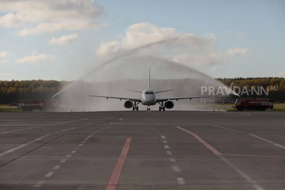 В нижегородском аэропорту начали обслуживать самолёты Superjet 100